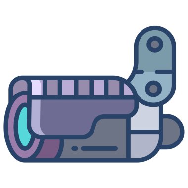 Kamera. Web simgesi basit illüstrasyon  