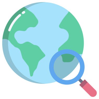 Basit vektör simgesi, Arama konsepti