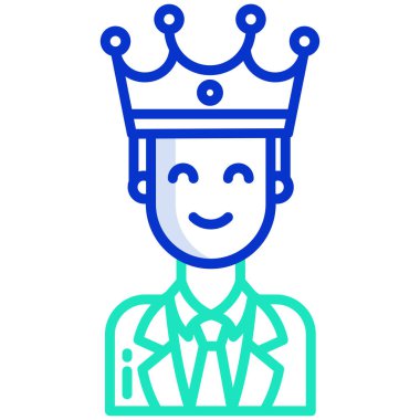 Basit vektör simgesi, En İyi Çalışan illüstrasyonuName