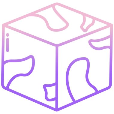 zar. Web simgesi basit illüstrasyon 