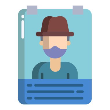 Aranan web simgesi basit vektör illüstrasyonu