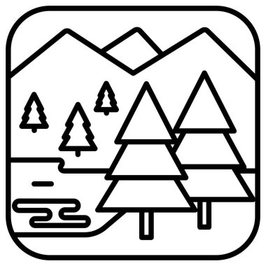 Çam Ağacı. Web simgesi