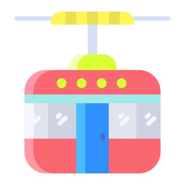 Kablolu Araç web vektör simgesi