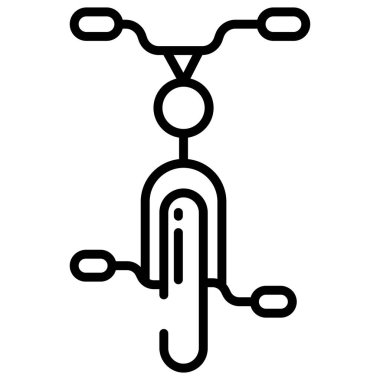 Basit vektör simgesi, Bisiklet illüstrasyonu