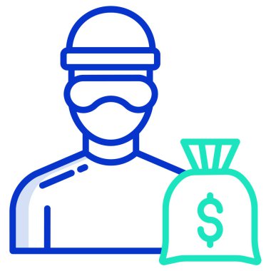 Basit vektör simgesi, Suç illüstrasyonu 