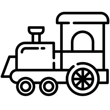 Web simgesi tren, illüstrasyon vektör 