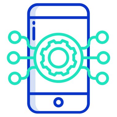 mobil uygulama. Basit resimleme