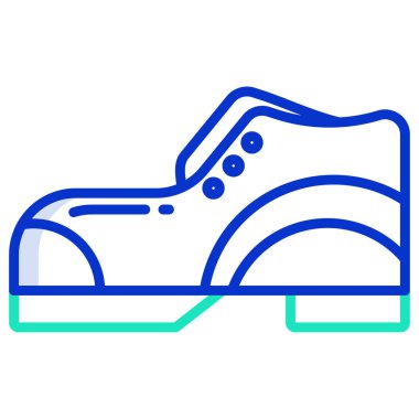 Ayakkabılar. Web simgesi basit illüstrasyon