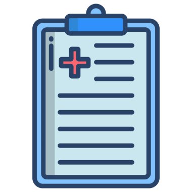 Basit rapor, vektör illüstrasyonu