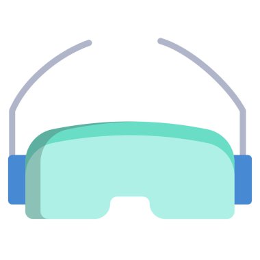 Beyaz arkaplanda basit Kayak Gözlüğü simgesi