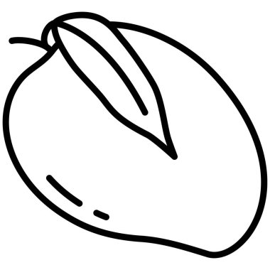 Yaprak. Web simgesi basit illüstrasyon