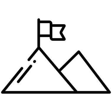 Bayrak. Web simgesi basit tasarım 