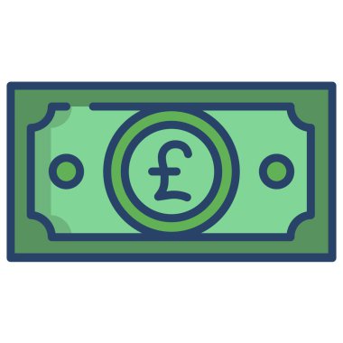 Para için. Web simgesi basit illüstrasyon