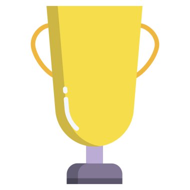 Kupa. Web simgesi basit illüstrasyon