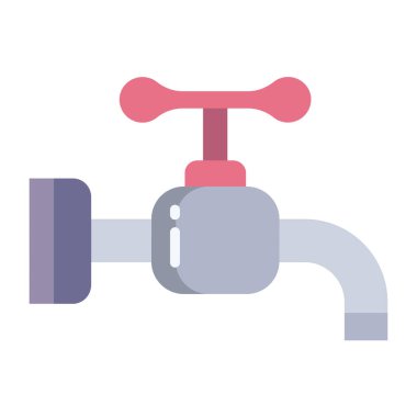 Beyaz arkaplanda su basit vektör simgesi