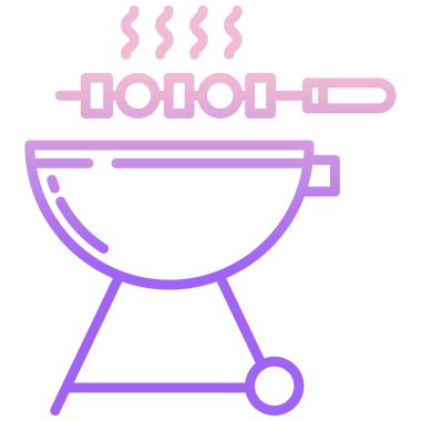 Barbekü vektör çizim