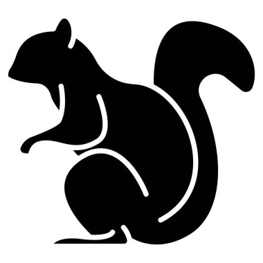 Squrriel, web simgesi basit tasarım