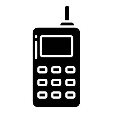 cep telefonu simgesi. Basit resimleme