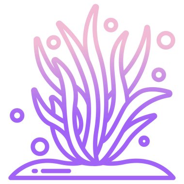 deniz suyu ikonu vektör çizimi tasarımı