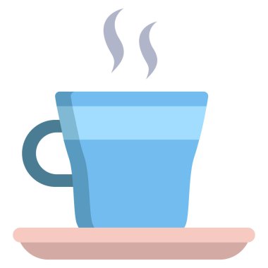 Çay. Web simgesi basit illüstrasyon