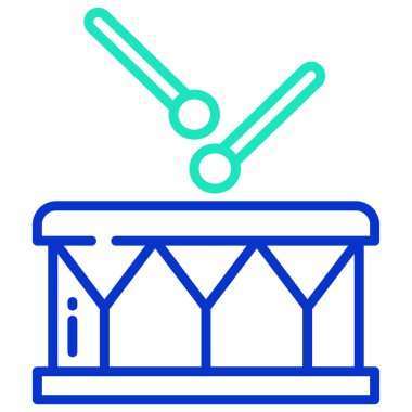 Çubuk simgesi vektör illüstrasyonu 