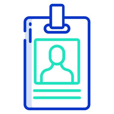 id vektör ince çizgi simgesi