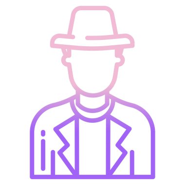 Basit vektör simgesi, Şerif 'in çizimi