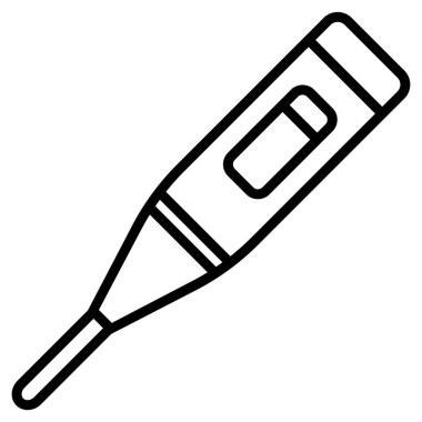 Sıcaklık basit simgesi, vektör çizim