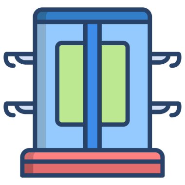 Sihirli numara kutusu simgesi, vektör illüstrasyonu  