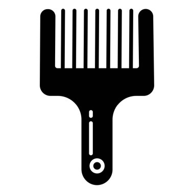 fırça simgesi. Mutfak aletleri. vektör illüstrasyonu