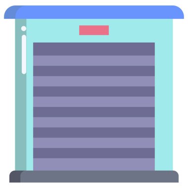 Garaj vektör resimleme arkaplanı 