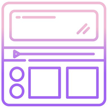 seo modern simgesinin vektör illüstrasyonu