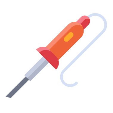 Beyaz arkaplanda basit vektör çözme simgesi