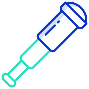 Basit vektör simgesi, Spyglass illüstrasyonu