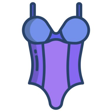 Sütyen. Web simgesi basit illüstrasyon