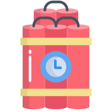 Dinamit simge vektör çizim 