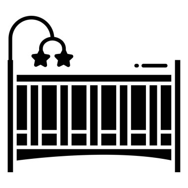 Basit vektör simgesi, beşiğin çizimi