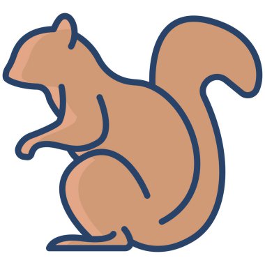 Squrriel, web simgesi basit tasarım
