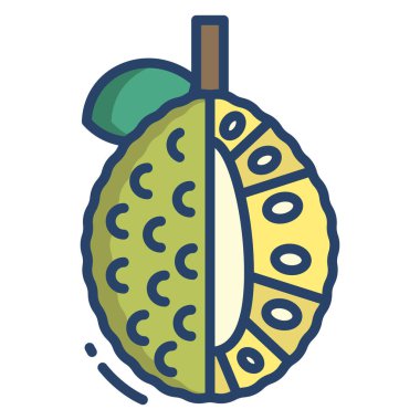 meyve ikonu vektör illüstrasyonu 