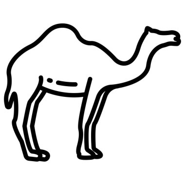Basit vektör simgesi, Deve hayvanının çizimi