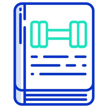 Kitap. Web simgesi basit illüstrasyon