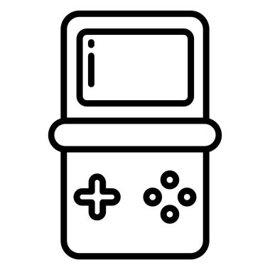 Beyaz arkaplanda Tetris basit vektör simgesi