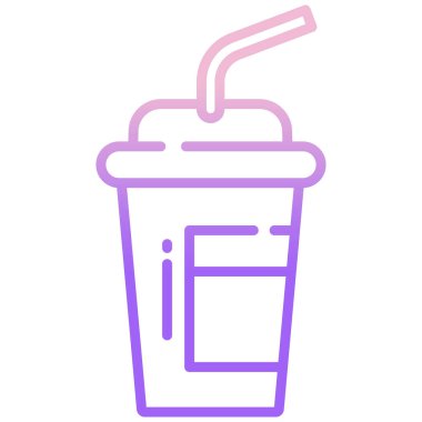 Milkshake vektör resimleme arkaplanı 