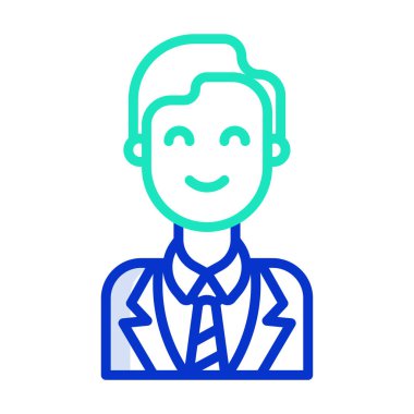 Man web simgesi, vektör 