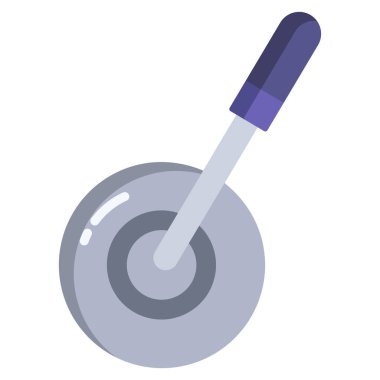 Kesici. Web simgesi basit illüstrasyon