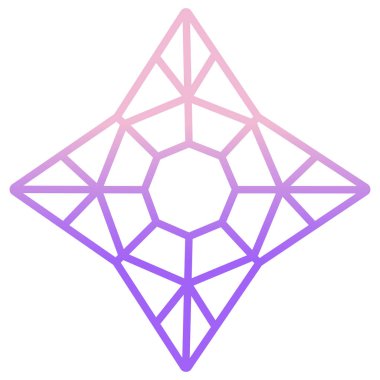 Mücevher. Web simgesi basit illüstrasyon