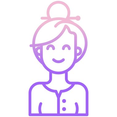 avatar simgesi web vektör çizimi