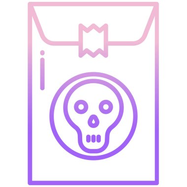 Kafatası. Web simgesi basit tasarım