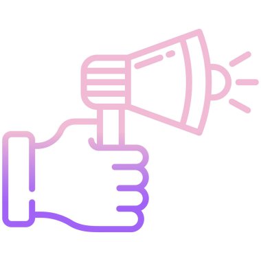 El ele megafon. Basit tasarım