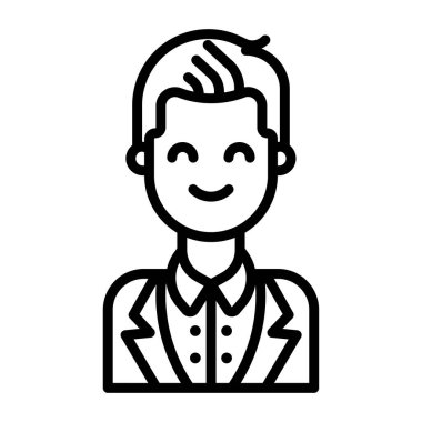 avatar simgesi web vektör çizimi